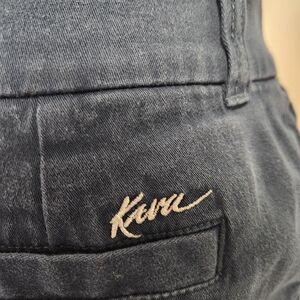 Kavu Women's Casual Flat Front Cotton Navy Blue Shorts Size 8